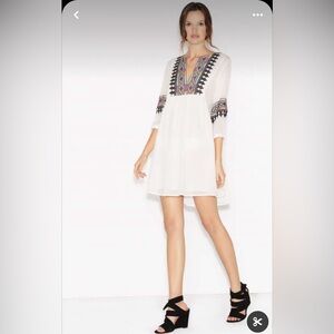 Ba&Sh Robe Magda embroidered mini dress size 1